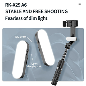 RK-X29 A6 Folding Fill Light Stabilizer