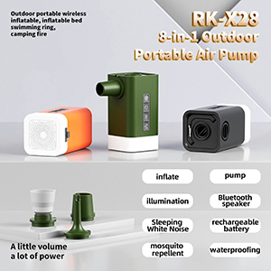 RK-X28 Outdoor Bluetooth Miniature Inflatable Pump